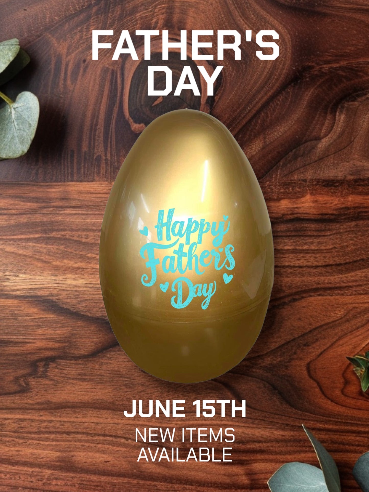 Father's Day Personalised XL Fillable Egg