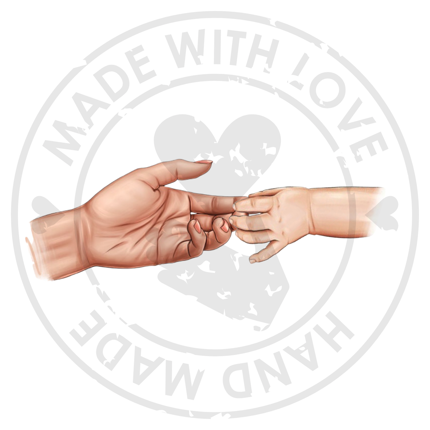 Mother/Grandma & 1 Childs Holding Hands SVG/PNG