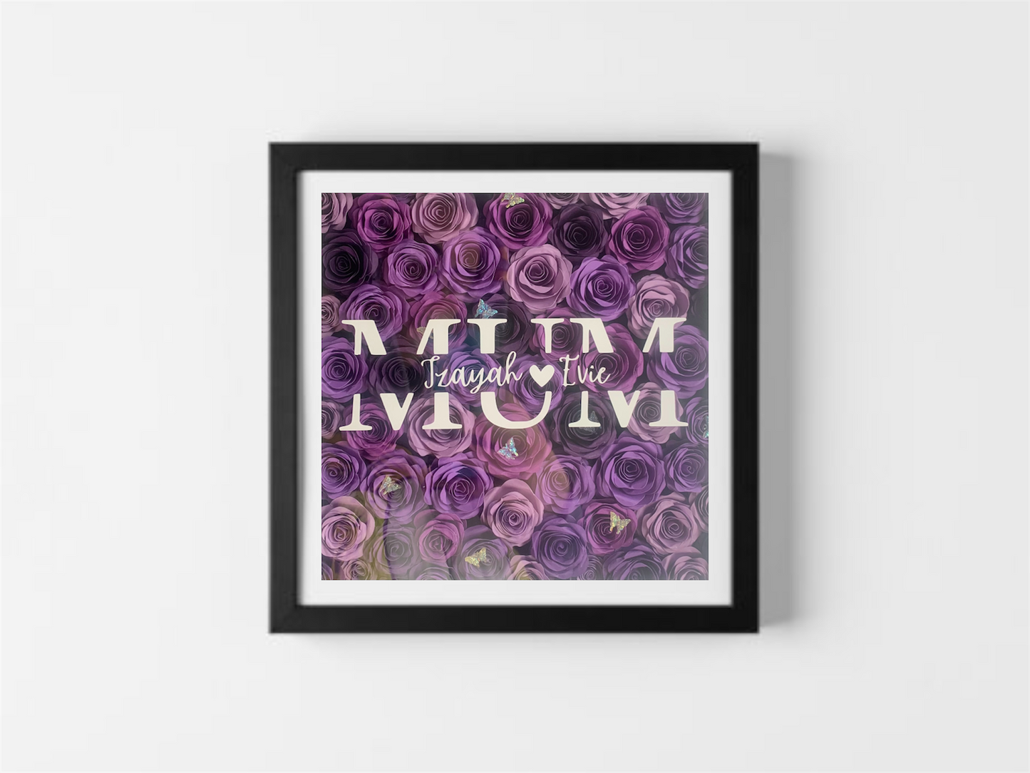 Personalised Shadowbox - Gift for Mum, Nan, Aunt, Sister