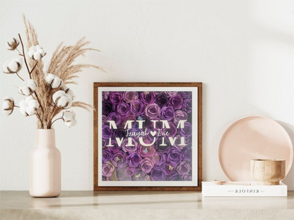 Personalised Shadowbox - Gift for Mum, Nan, Aunt, Sister