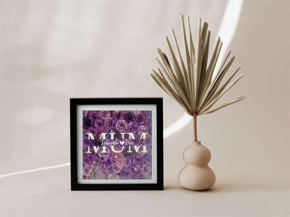 Personalised Shadowbox - Gift for Mum, Nan, Aunt, Sister